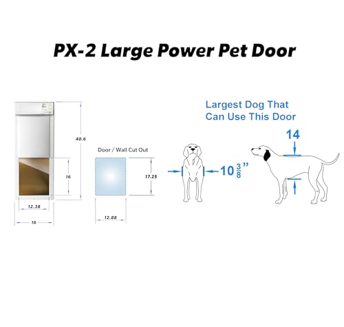 High Tech Pet Power Pet Electronic Smart Door for Pets