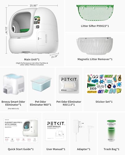 PETKIT Purobot Max Pro 2 AI Self-Cleaning Litter Box