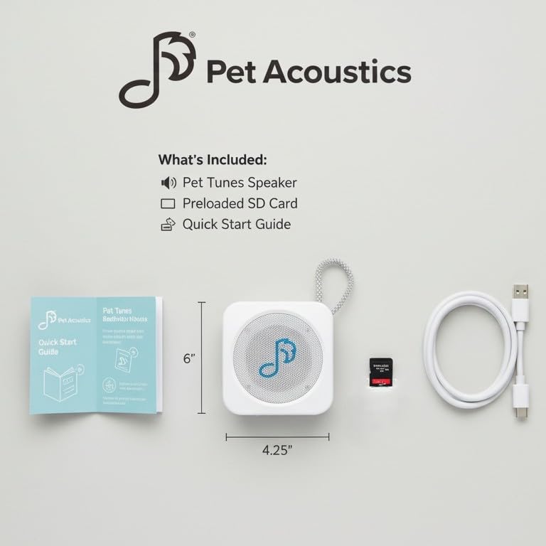 Pet Tunes Bluetooth Speaker with Calming Canine Music