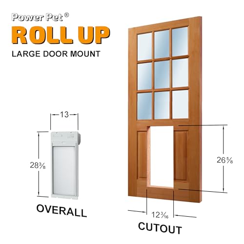 High Tech Pet WiFi Roll Up Smart Automatic Pet Door