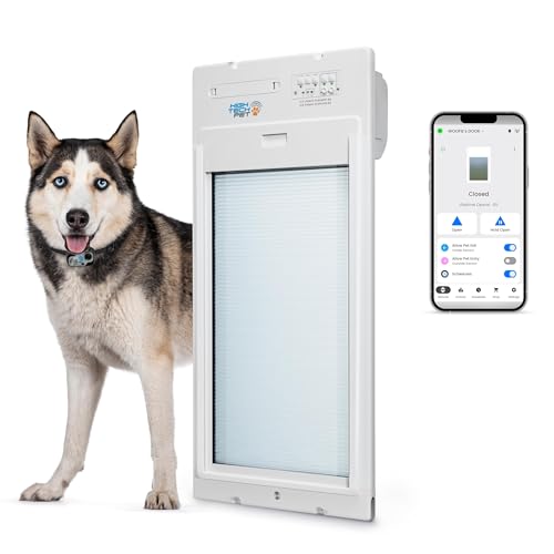 High Tech Pet WiFi Roll Up Smart Automatic Pet Door