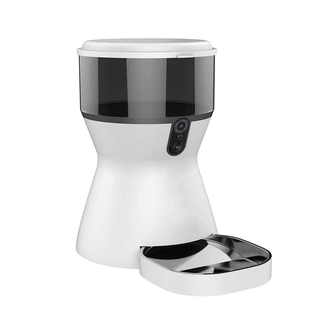 KLGHNMJ 4L Intelligent Feeder Timing Automatic for Cats Dogs Dry Food Pets Smart Dispenser Dish