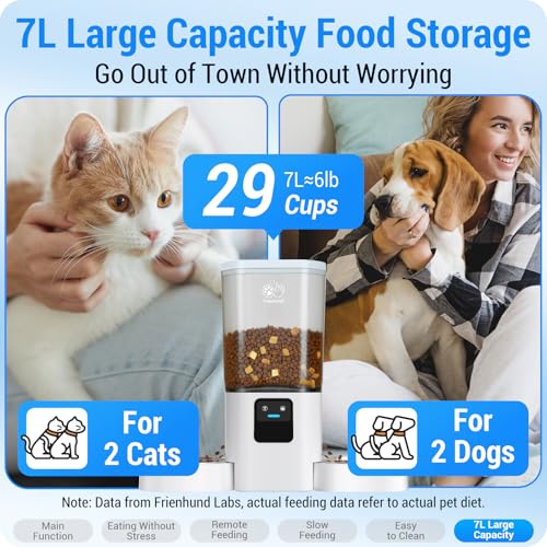 Frienhund 7L Automatic Cat and Dog Food Dispenser