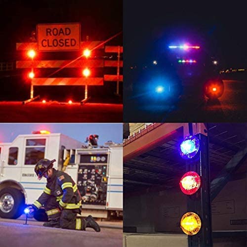 AHOUFHER Waterproof LED Road Flares with Magnetic Base