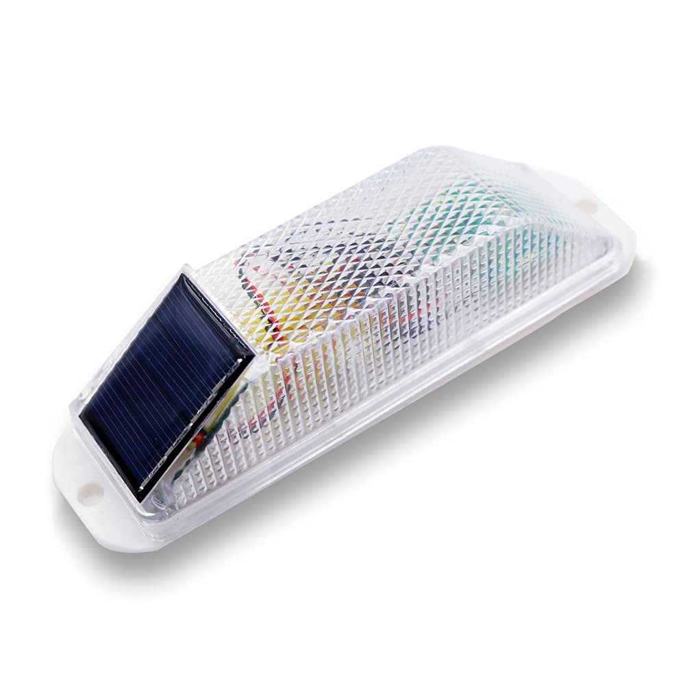 Aolyty Solar Waterproof LED Strobe Warning Beacon