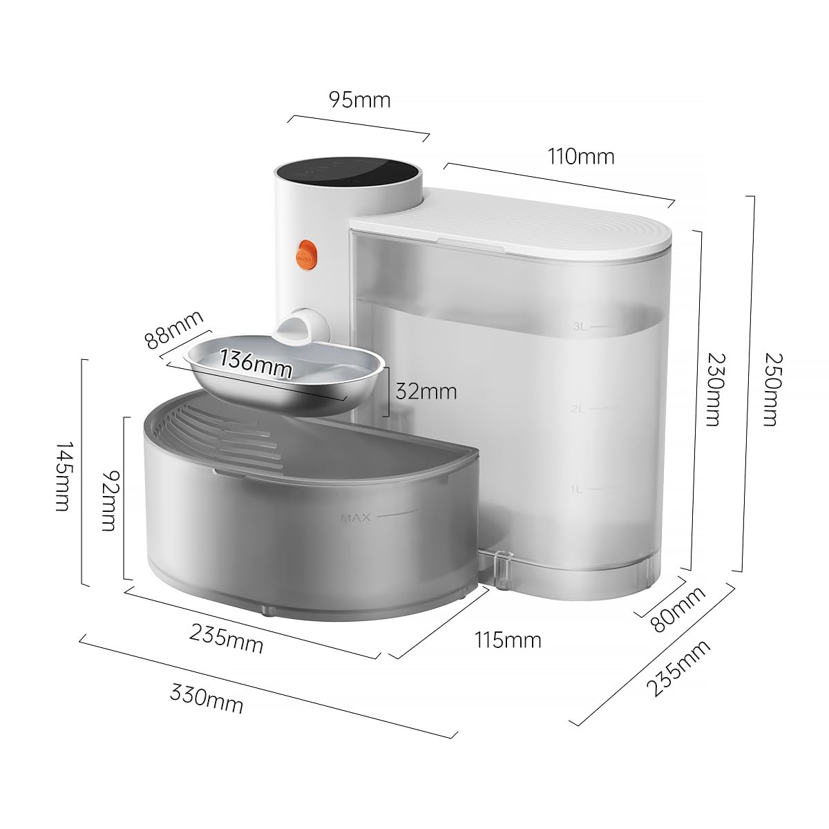 Petgravity Smart Cat Water Dispenser with Quiet Flow
