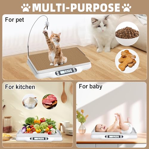 Kanmeii 66 lb Pet Scale with LCD Hold and Tare Functions
