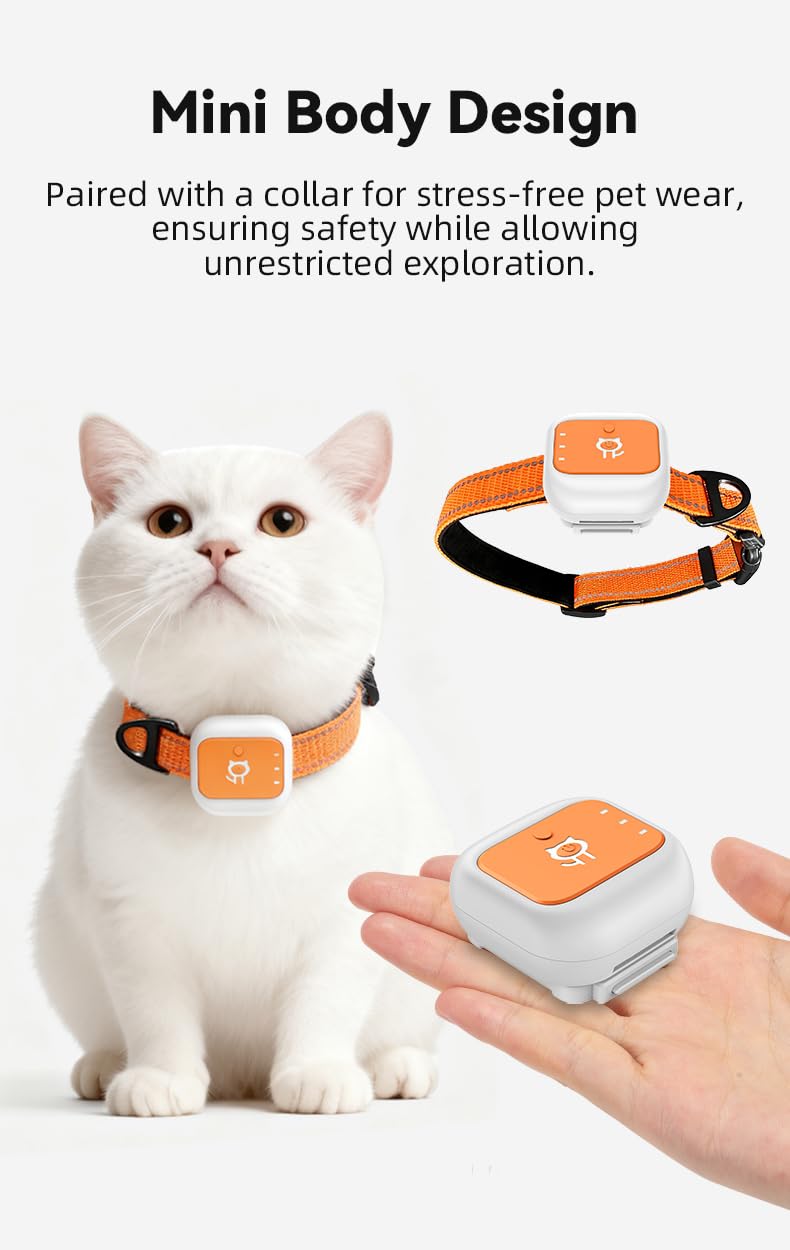 Smart GPS Cat and Dog Collar Tracker Anti-Lost Device
