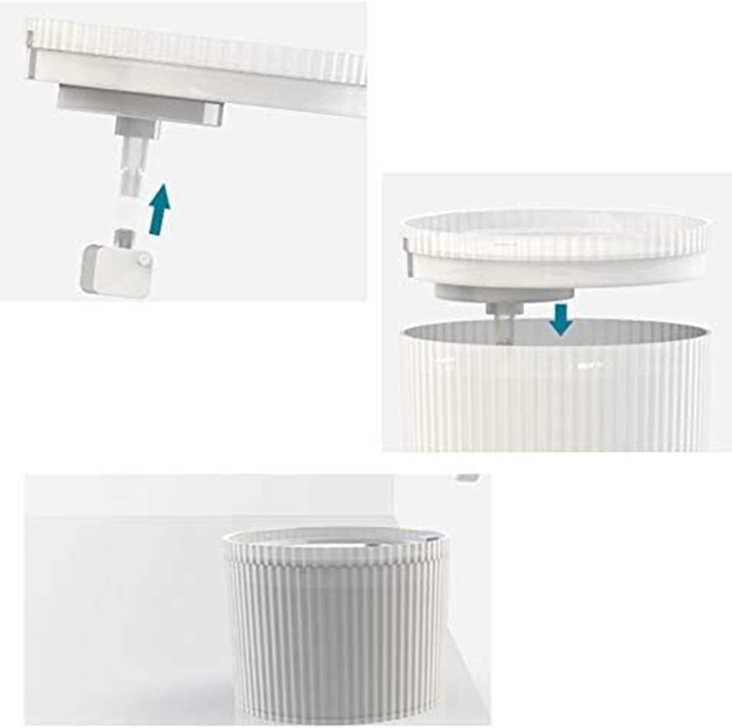 2L Stainless Steel Smart Pet Water Fountain with Filter