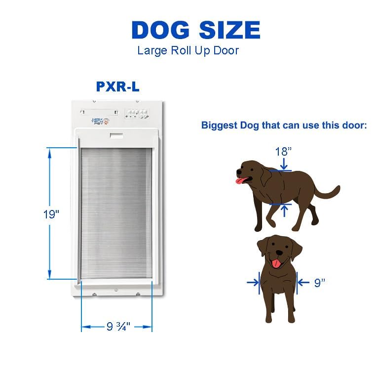 High Tech Pet WiFi Roll Up Smart Automatic Pet Door