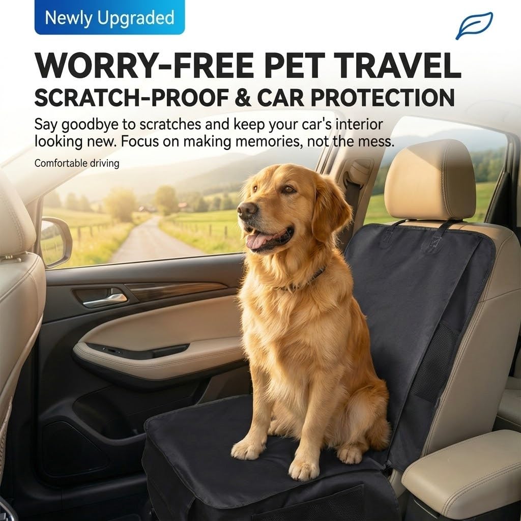 Kexudar Oxford Pet Seat Cover for Smart Fortwo ED 2013-2017