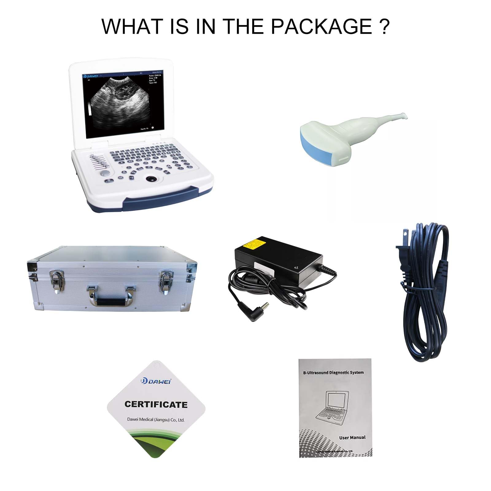 DAWEI Portable Veterinary Ultrasound Scanner for Animals