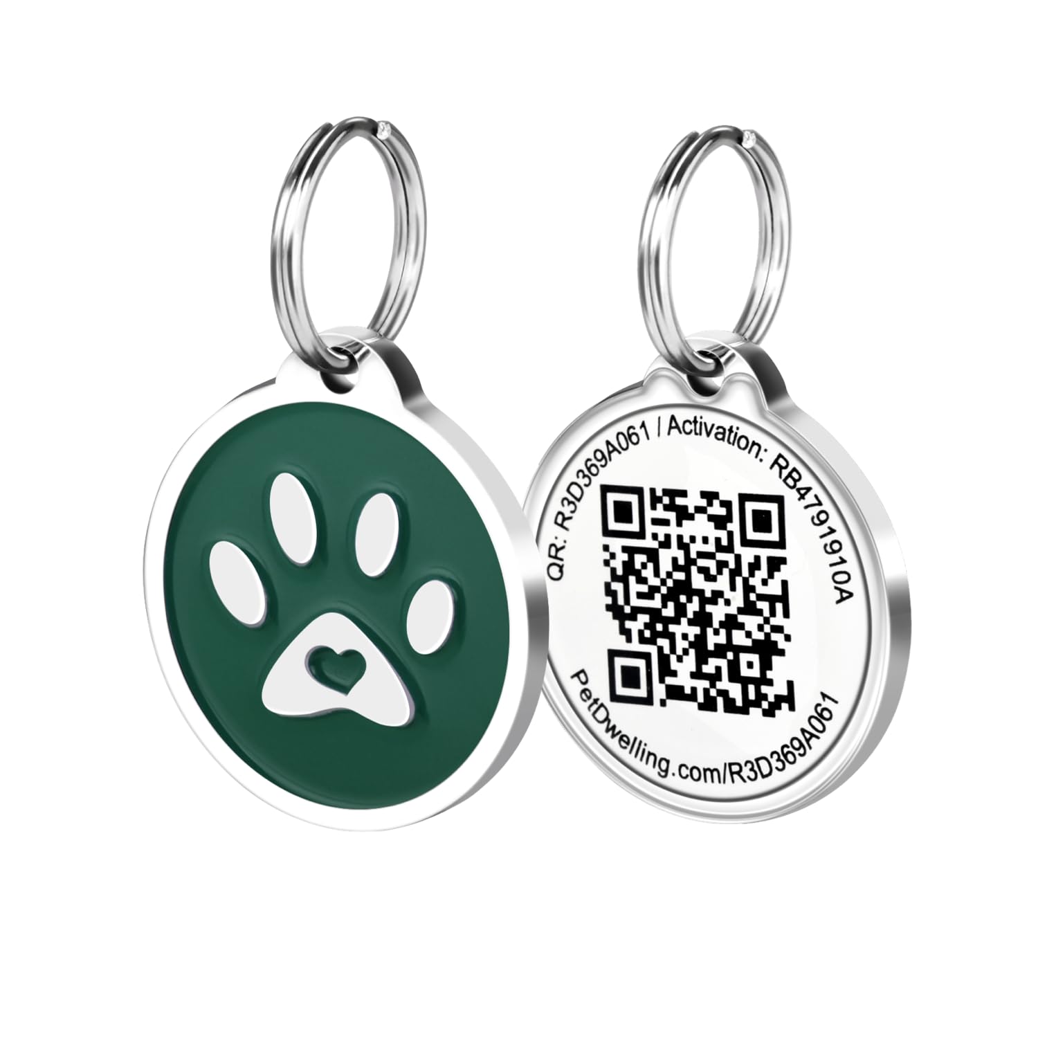 Pet Dwelling QR Code Pet ID Tag with Online Profile