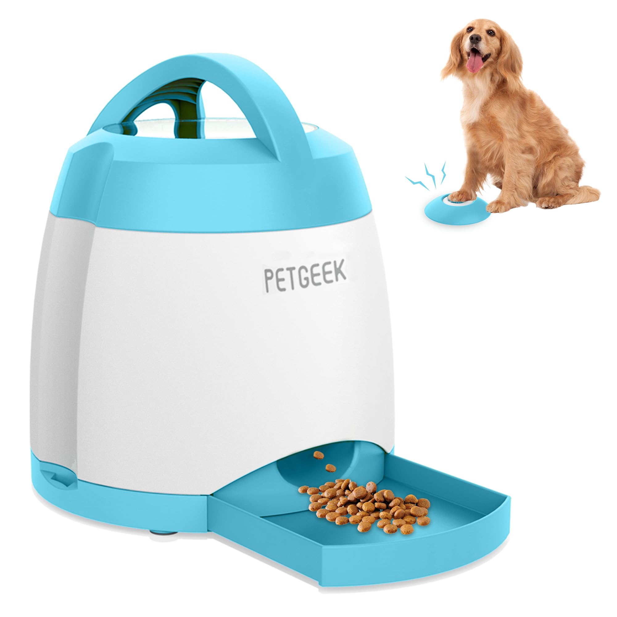 PETGEEK Rechargeable Dog Treat Dispenser Puzzle Toy