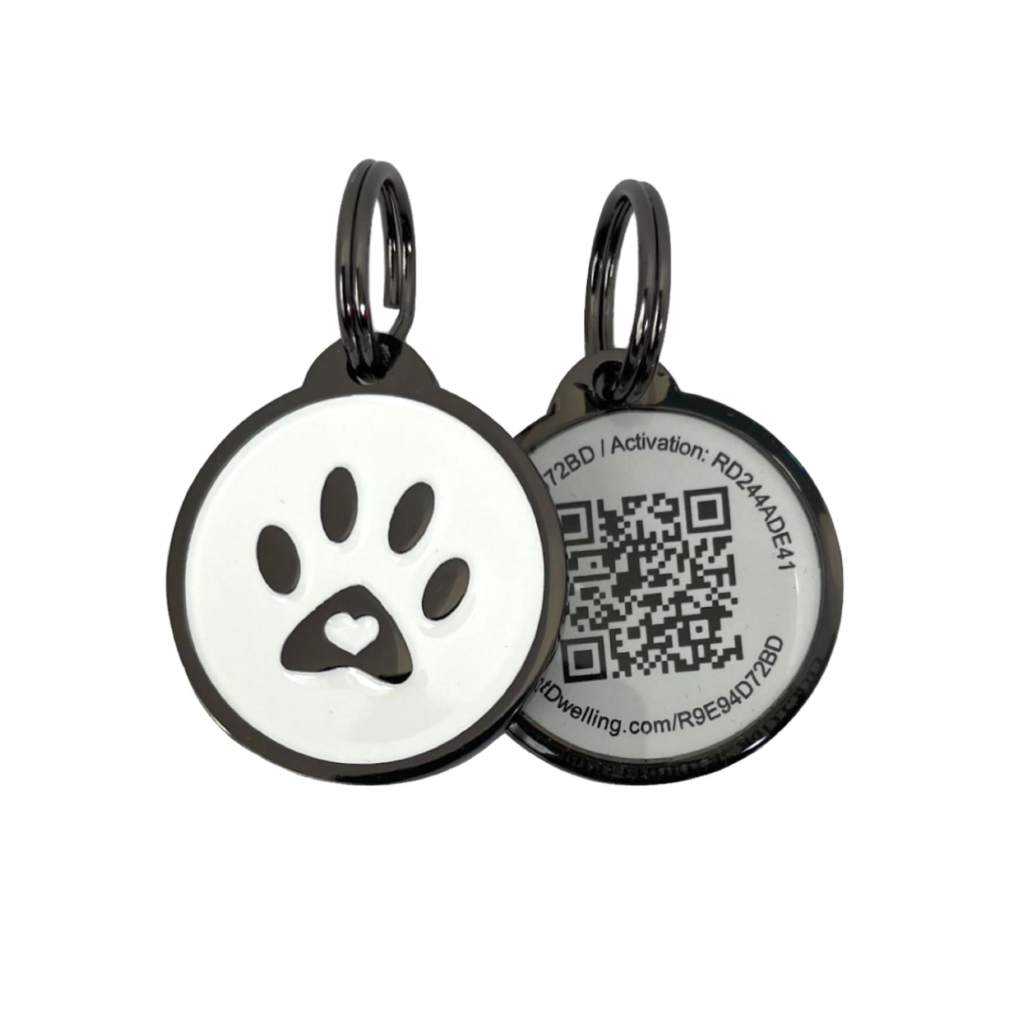 Pet Dwelling QR Code Pet ID Tag with Online Profile