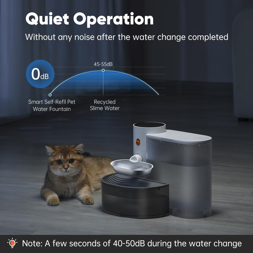 Petgravity Smart Cat Water Dispenser with Quiet Flow