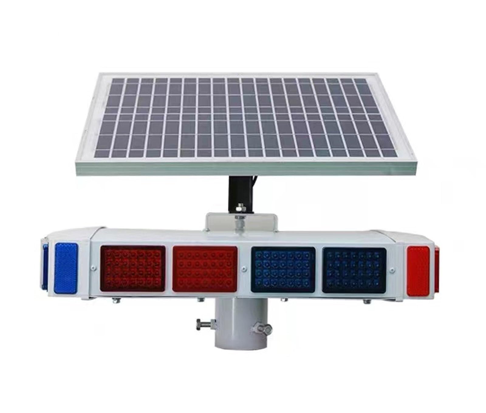 Solar RGB LED Traffic Warning Strobe Light for Outdoors
