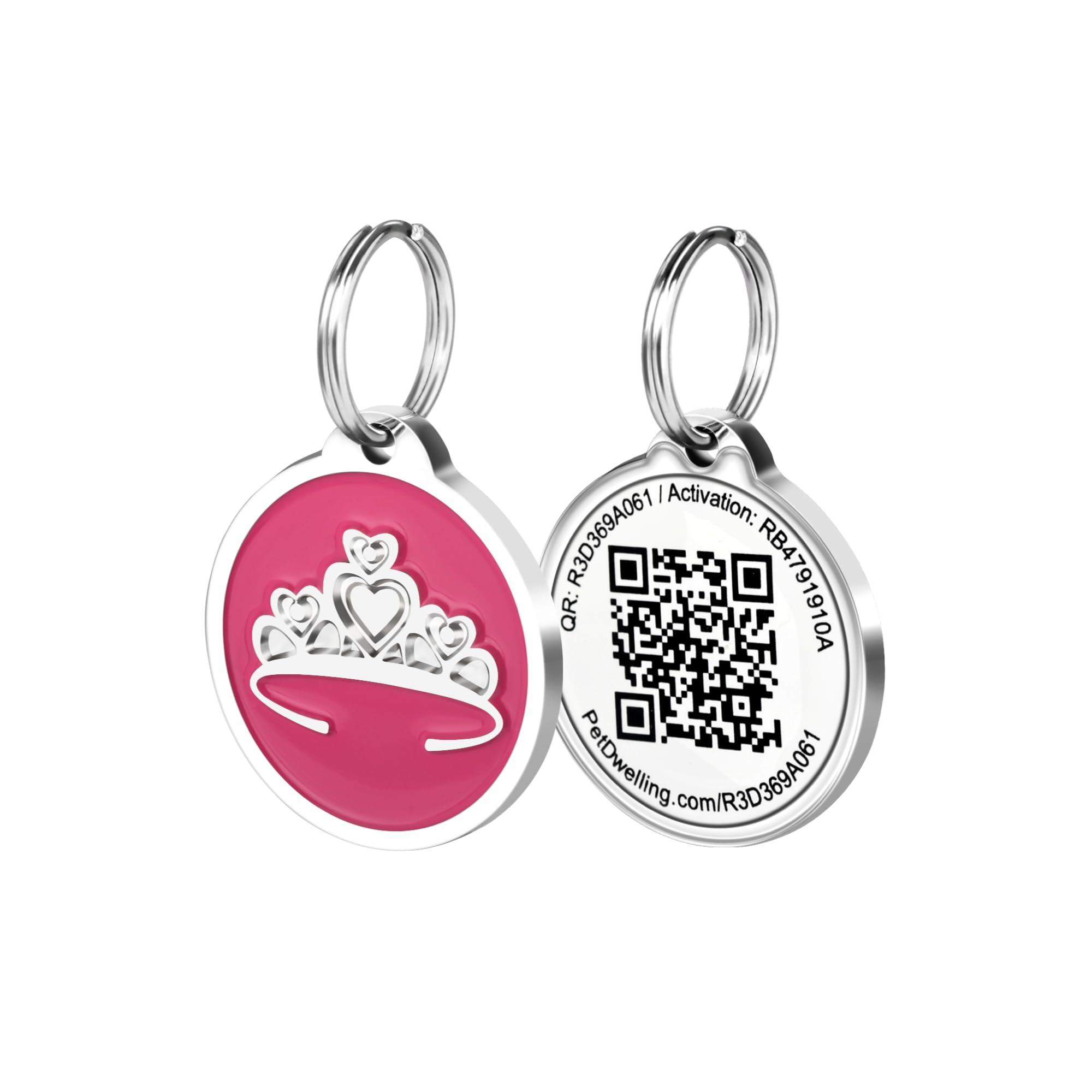 Pet Dwelling QR Code Pet ID Tag with Online Profile