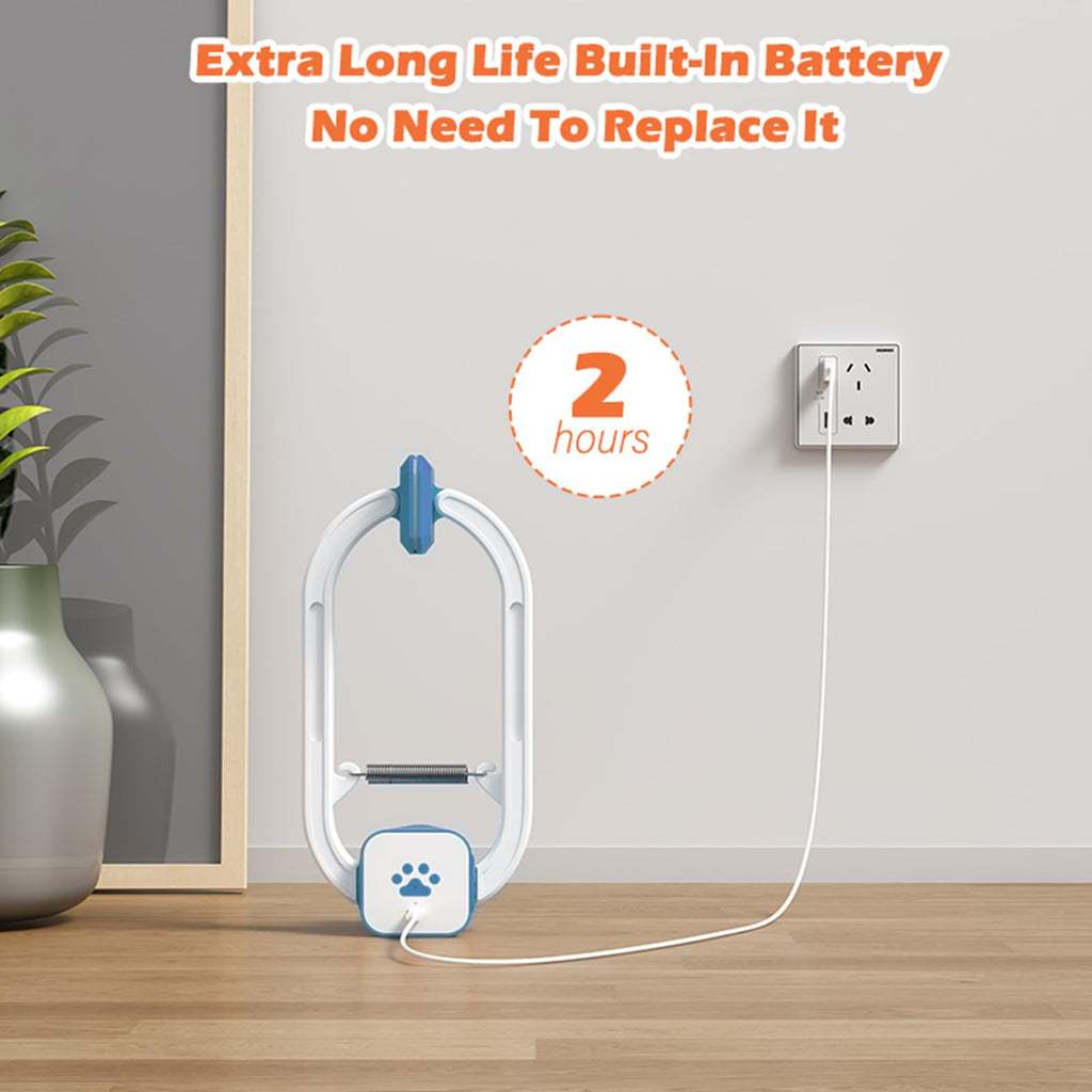 HAPPYCODE Rechargeable Remote Cat Teaser Door Clip Toy