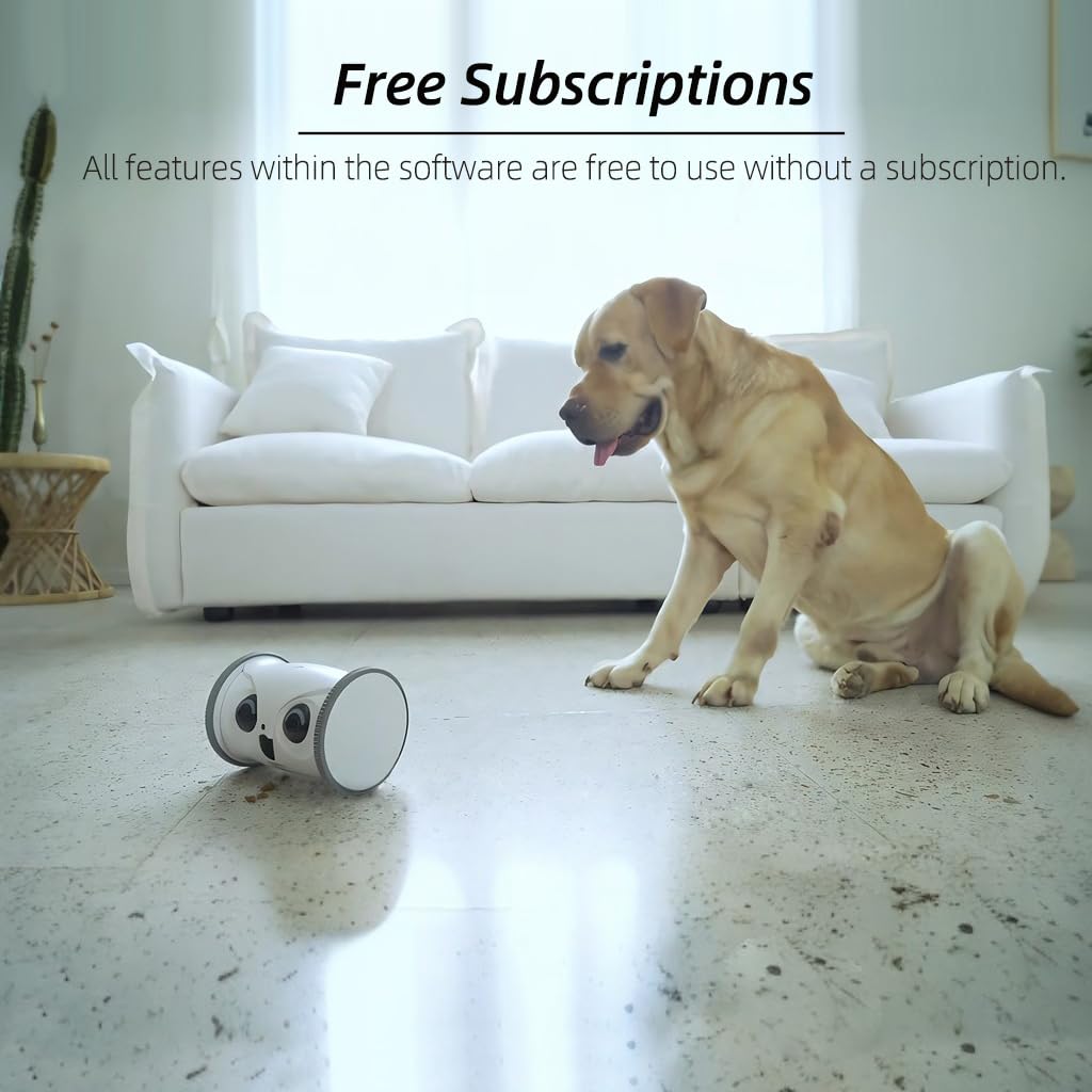 SKYMEE Owl Robot Pet Camera with Treat Dispenser