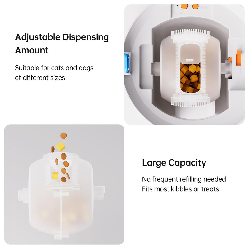 SIYACO Rechargeable Remote Dog Puzzle Treat Dispenser