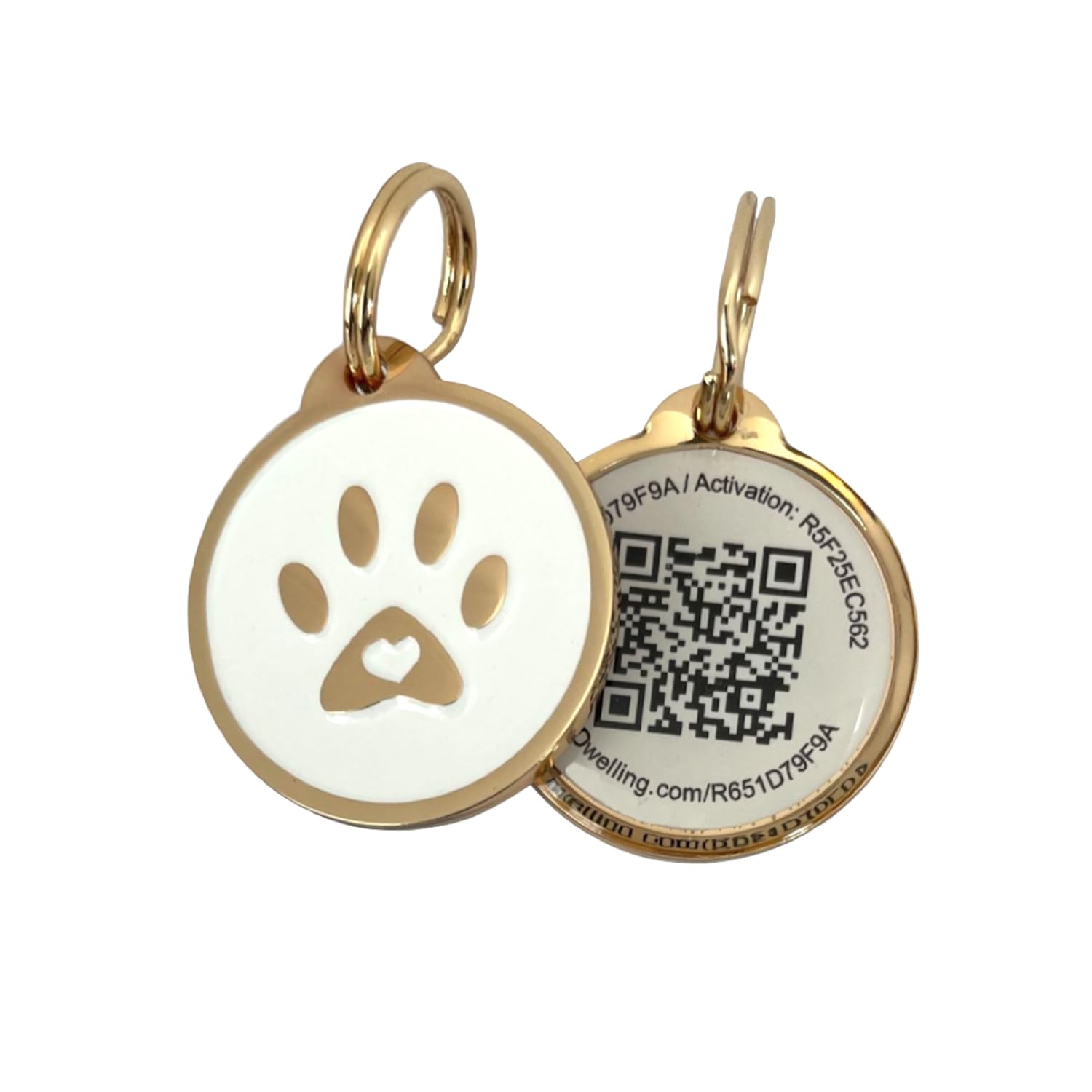 Pet Dwelling QR Code Pet ID Tag with Online Profile