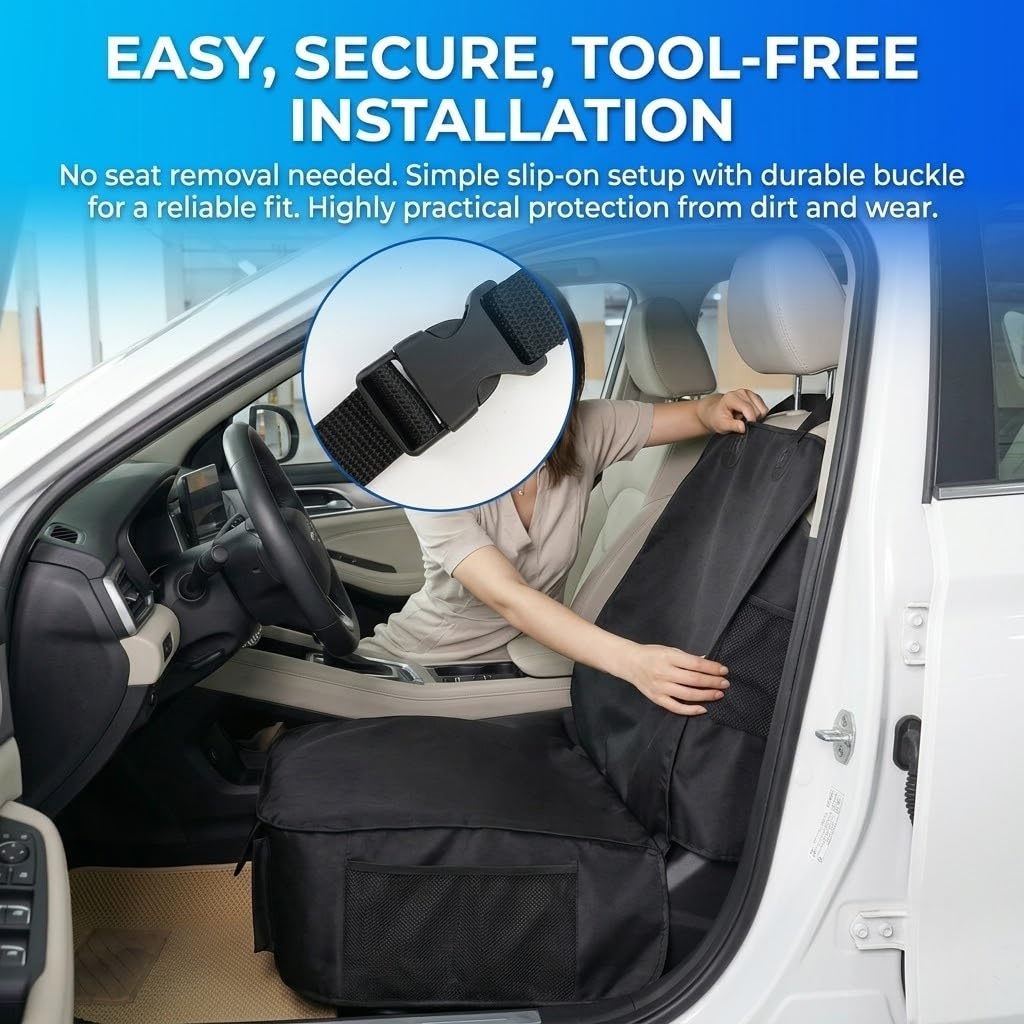 Kexudar Oxford Pet Seat Cover for Smart Fortwo ED 2013-2017