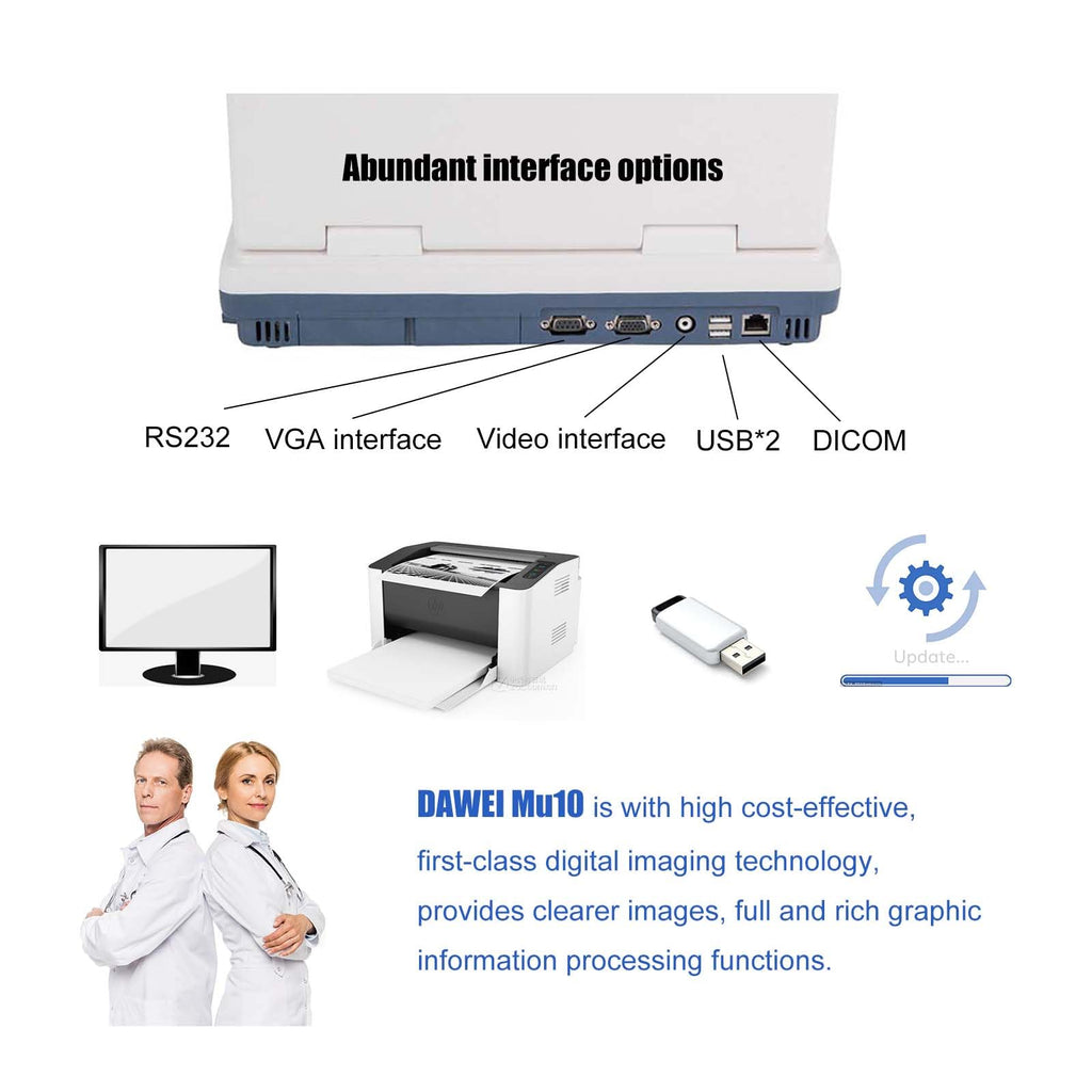 DAWEI Portable Veterinary Ultrasound Scanner for Animals