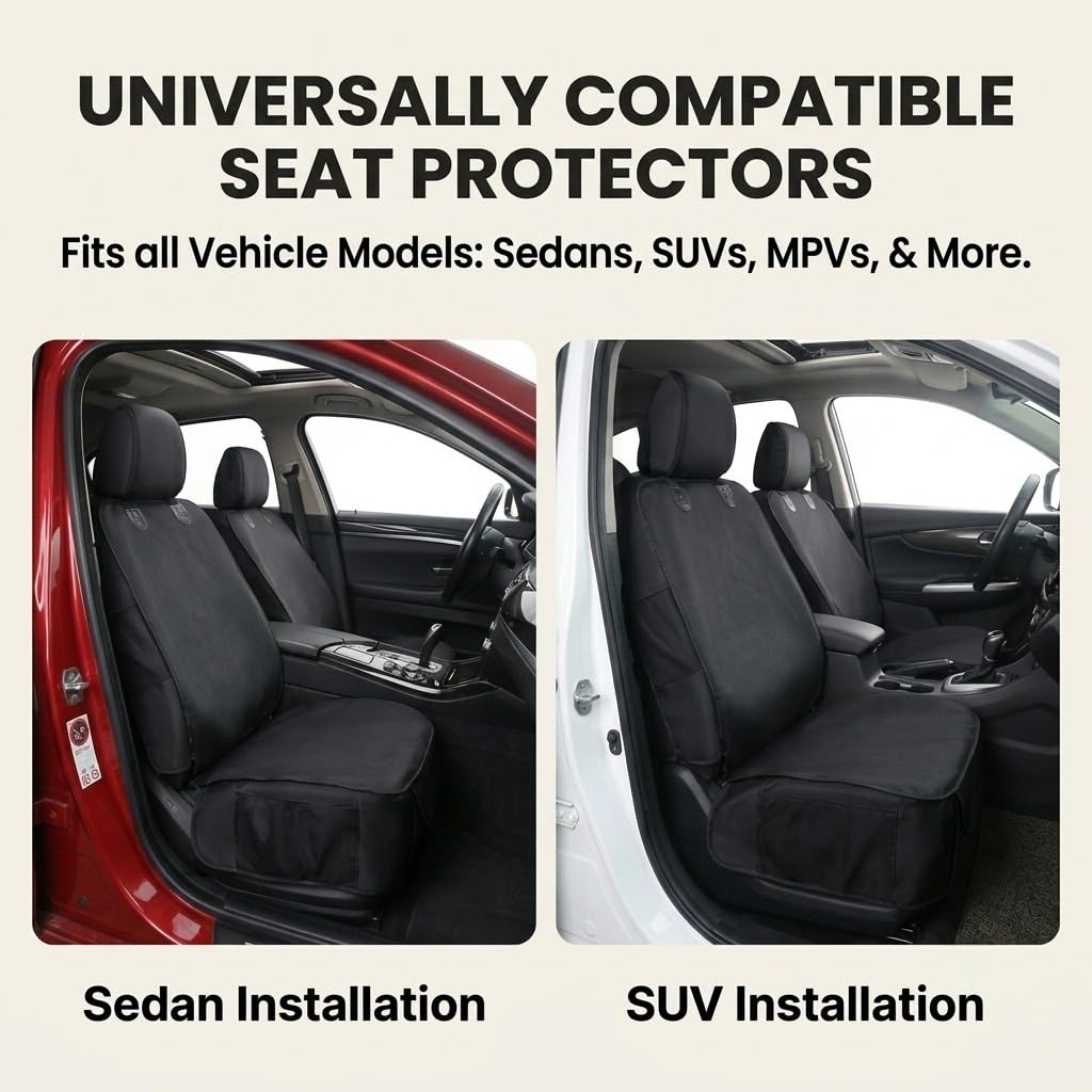 Kexudar Oxford Pet Seat Cover for Smart Fortwo ED 2013-2017