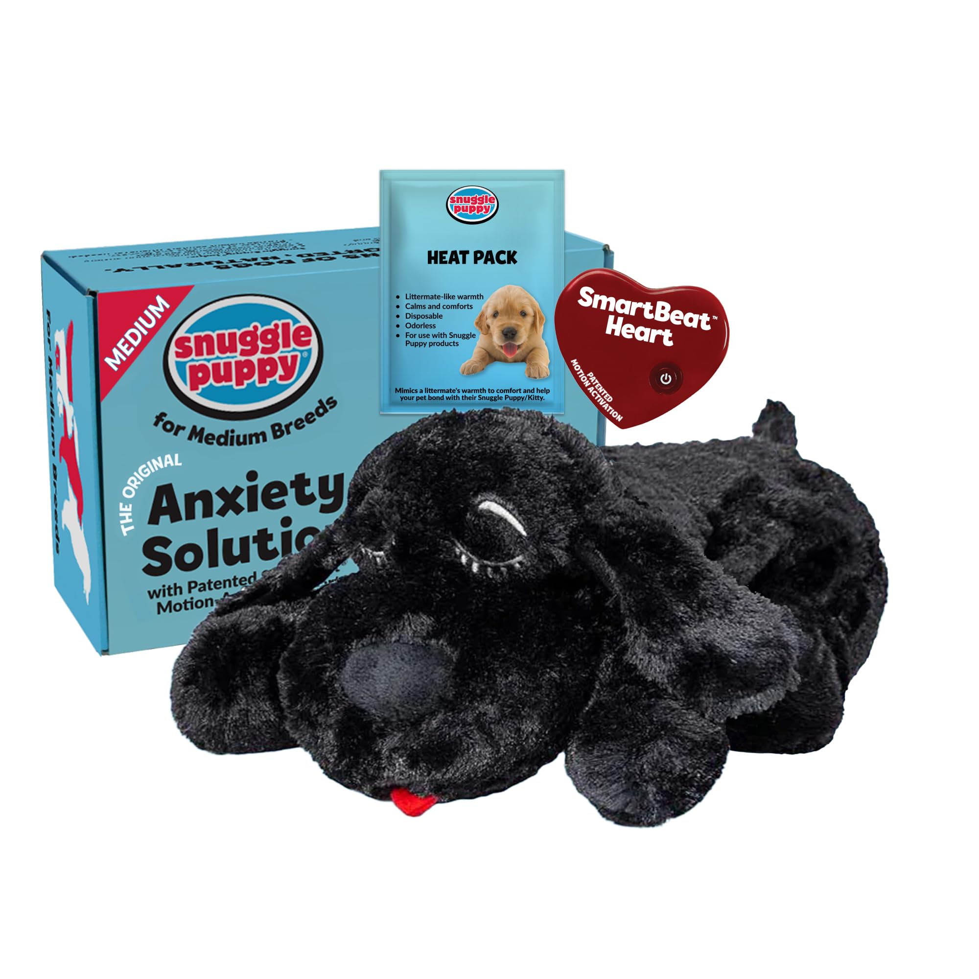 Snuggle Puppy Heartbeat Dog Toy for Calming Comfort