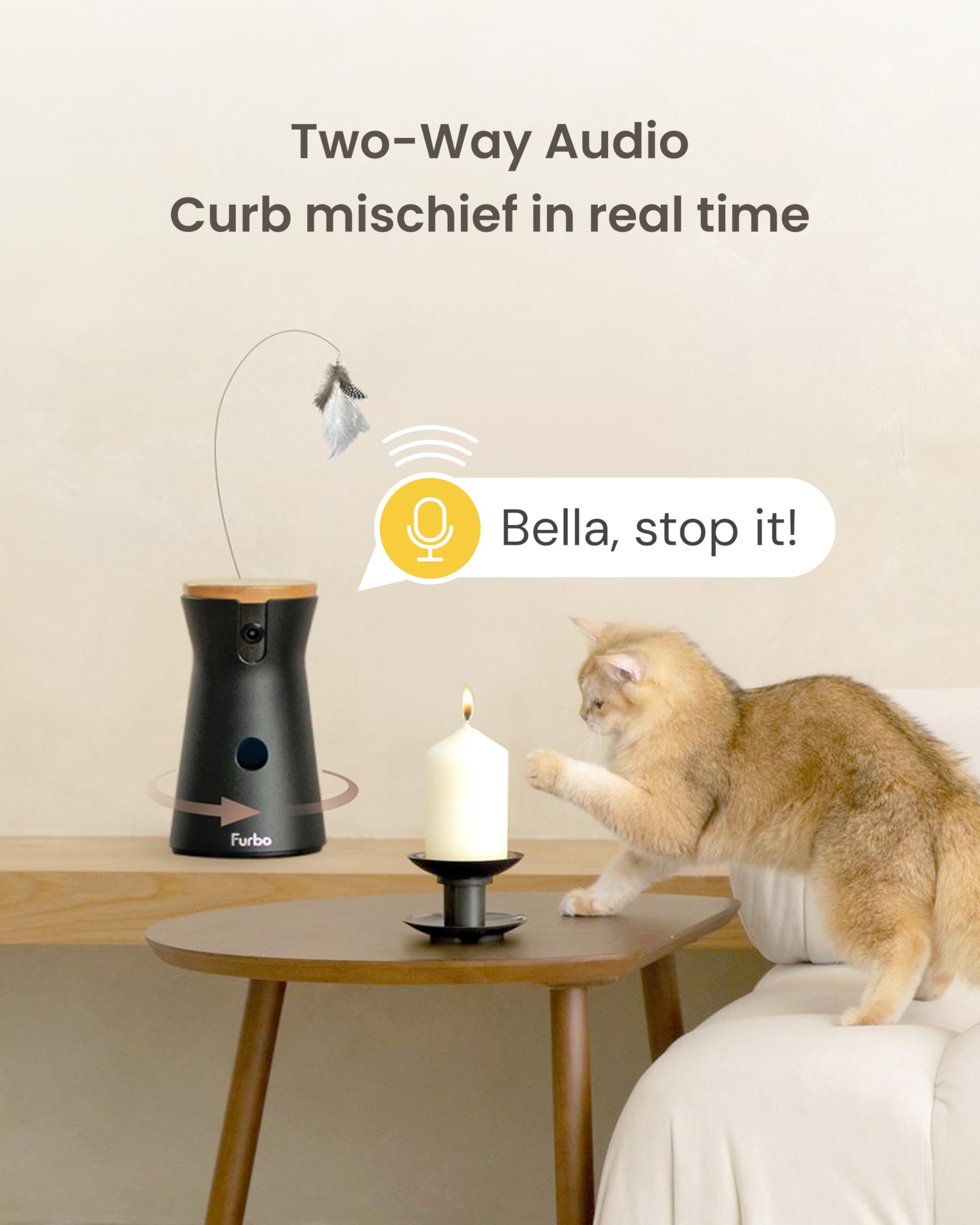 Furbo 360° Smart Pet Camera with Treat Tossing