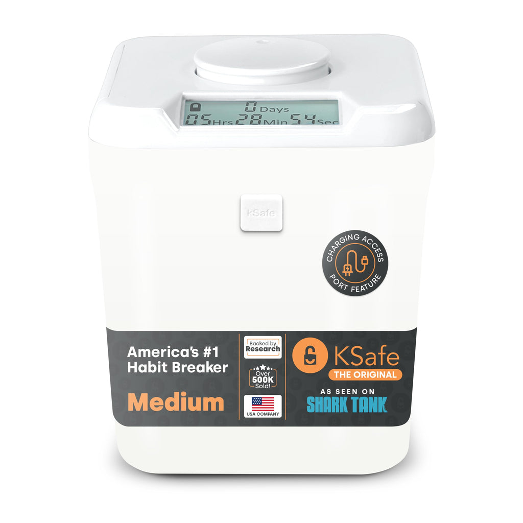 K-Safe Medium Timed Lock Box Container with Access Port