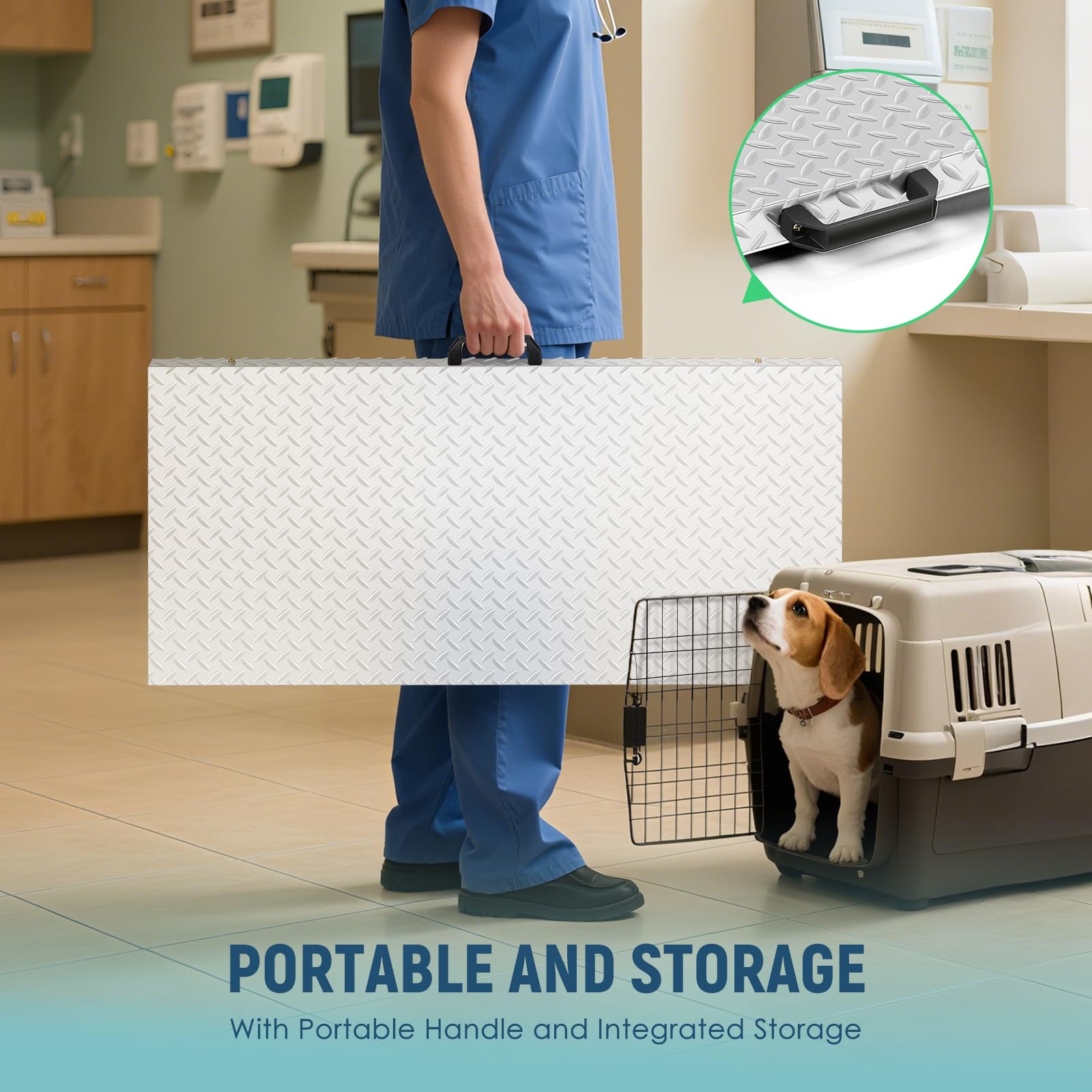 Antstone 1100 lb Large Breed Dog and Livestock Scale