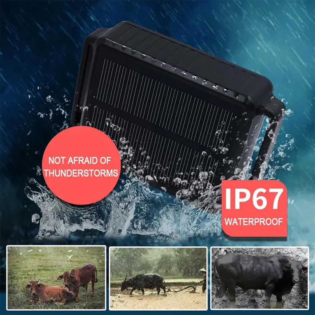 Waterproof Solar GPS Animal Tracker for Livestock