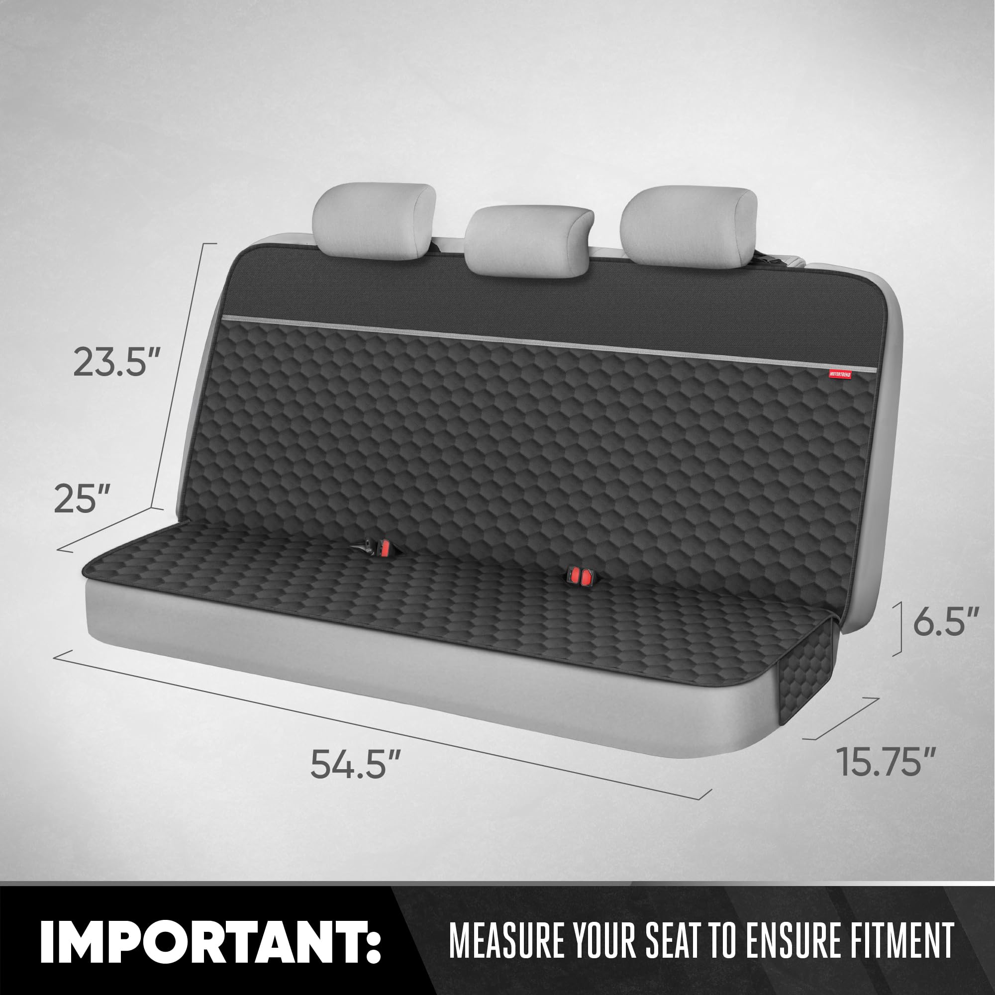 Motor Trend Waterproof Dog Seat Cover for Car Protection