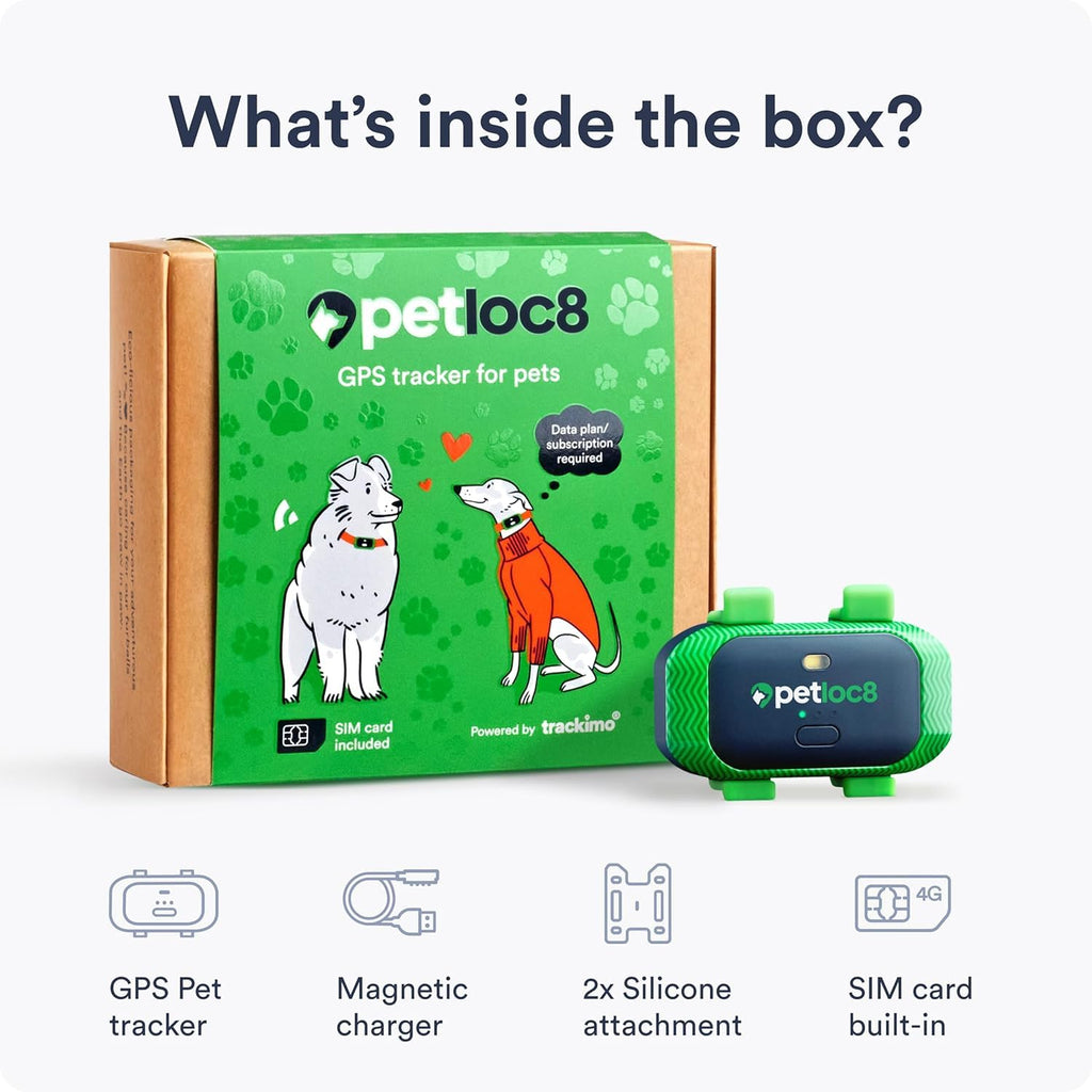 Waterproof Dog GPS Tracker with App Geofencing History