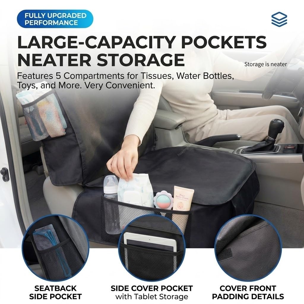 Kexudar Oxford Pet Seat Cover for Smart Fortwo ED 2013-2017