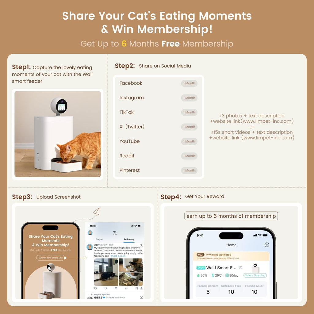 Zoiydals 5.5L AI Pet Feeder with 360° 2K Camera