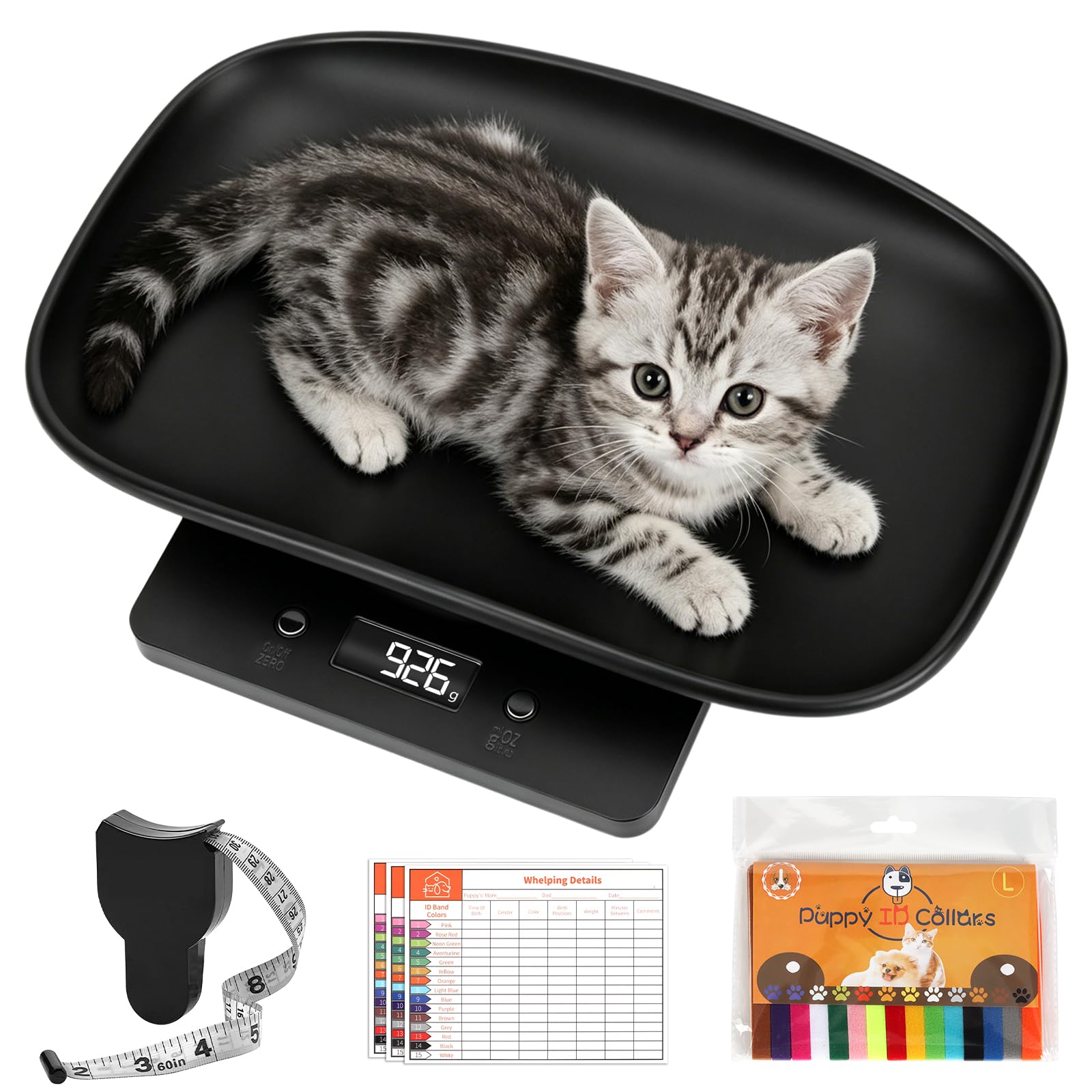 LYTDMSKY Portable Digital Pet Scale for Puppies and Kittens