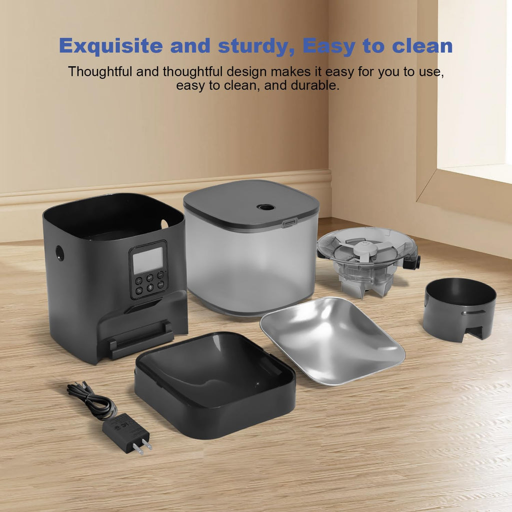 Automatic Cat Feeder with Voice Recorder and Meal Timer