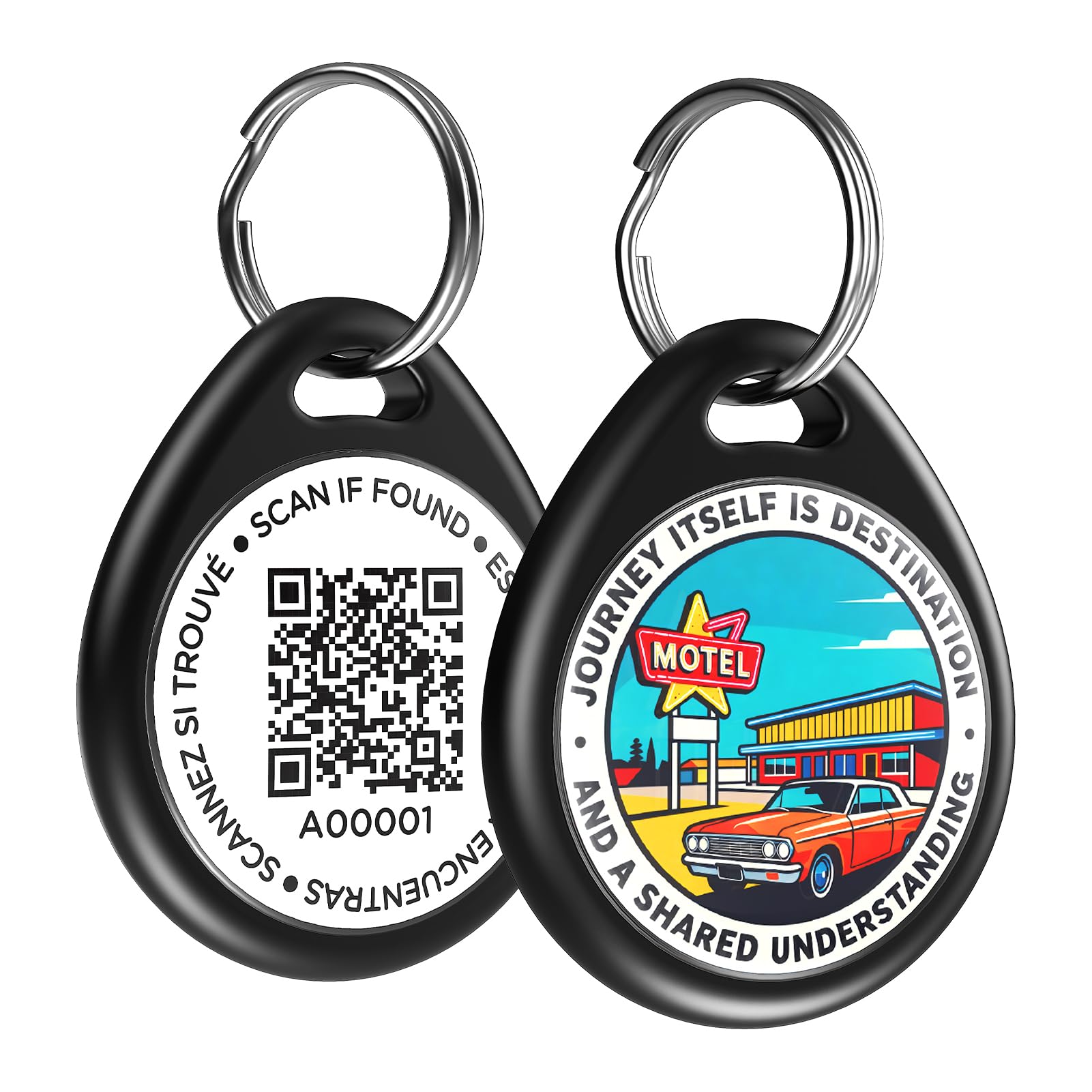 ilFindYou Personalized QR Code Dog Collar ID Tag