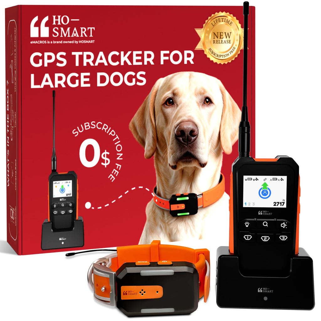 Off-Grid GPS Dog Tracker with Virtual Fence No Monthly Fee