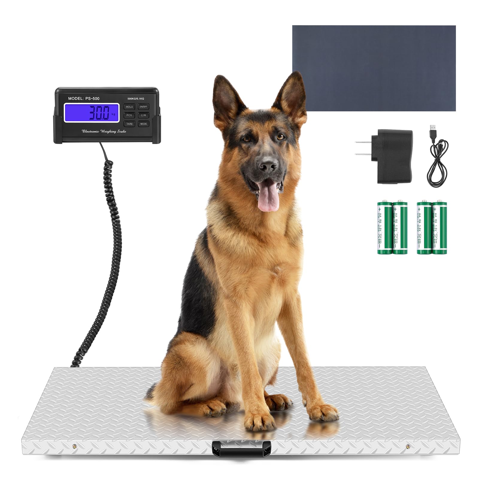 Antstone 1100 lb Large Breed Dog and Livestock Scale