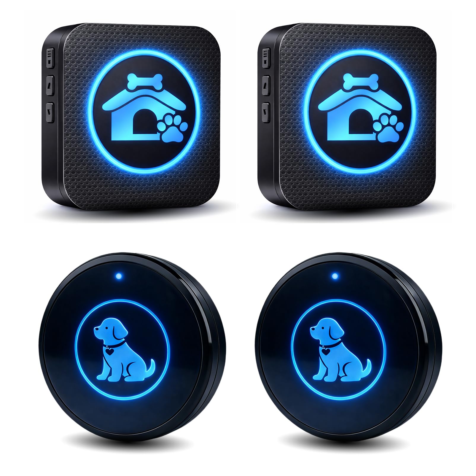 Self-Illuminating Wireless Dog Door Bell for Potty Training