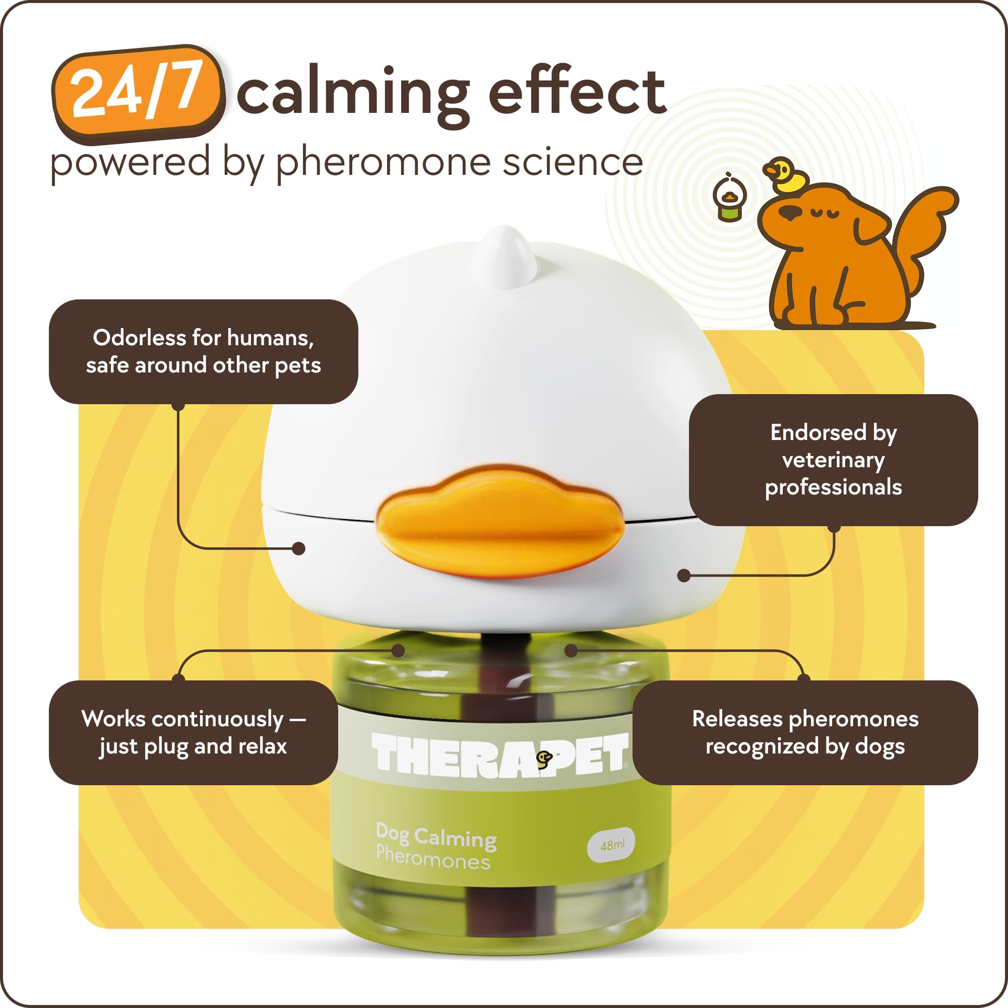 TherapetMD 60-Day Dog Calming Diffuser with Refill