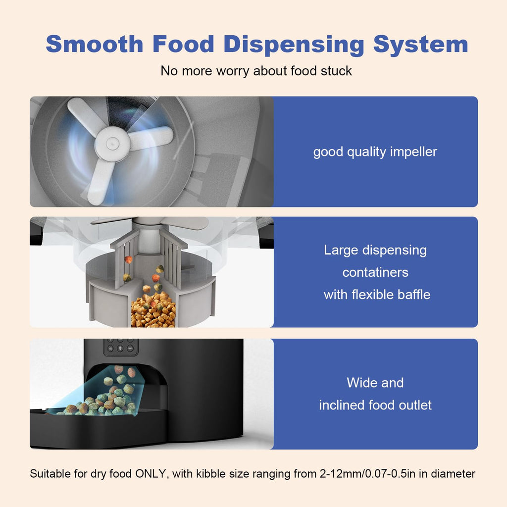 Automatic Cat Feeder with Voice Recorder and Meal Timer