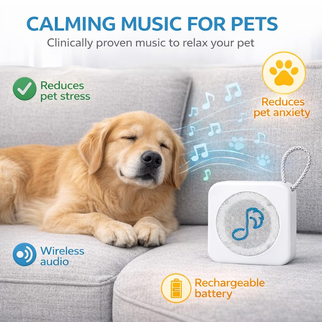 Pet Tunes Bluetooth Speaker with Calming Canine Music