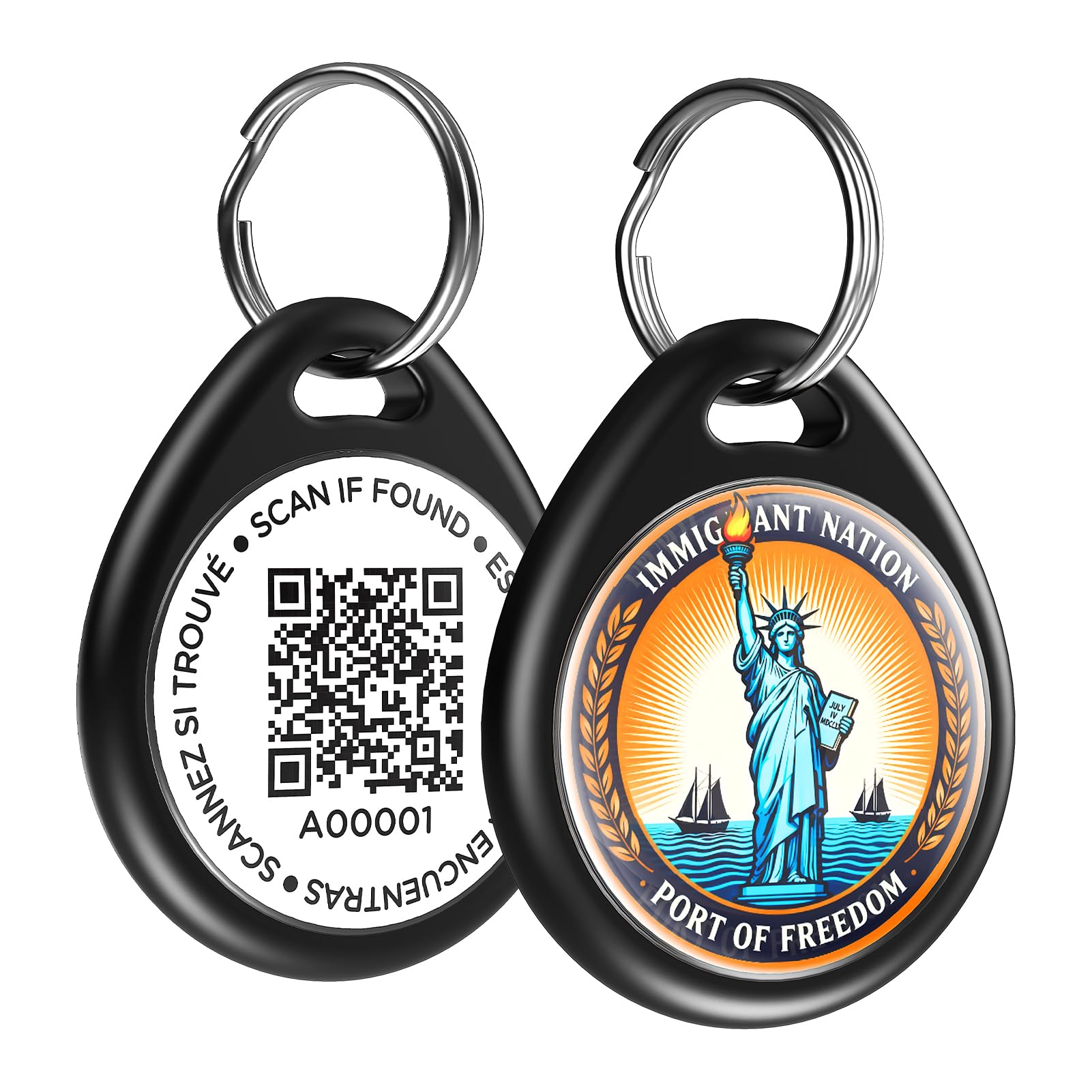 ilFindYou Personalized QR Code Dog Collar ID Tag