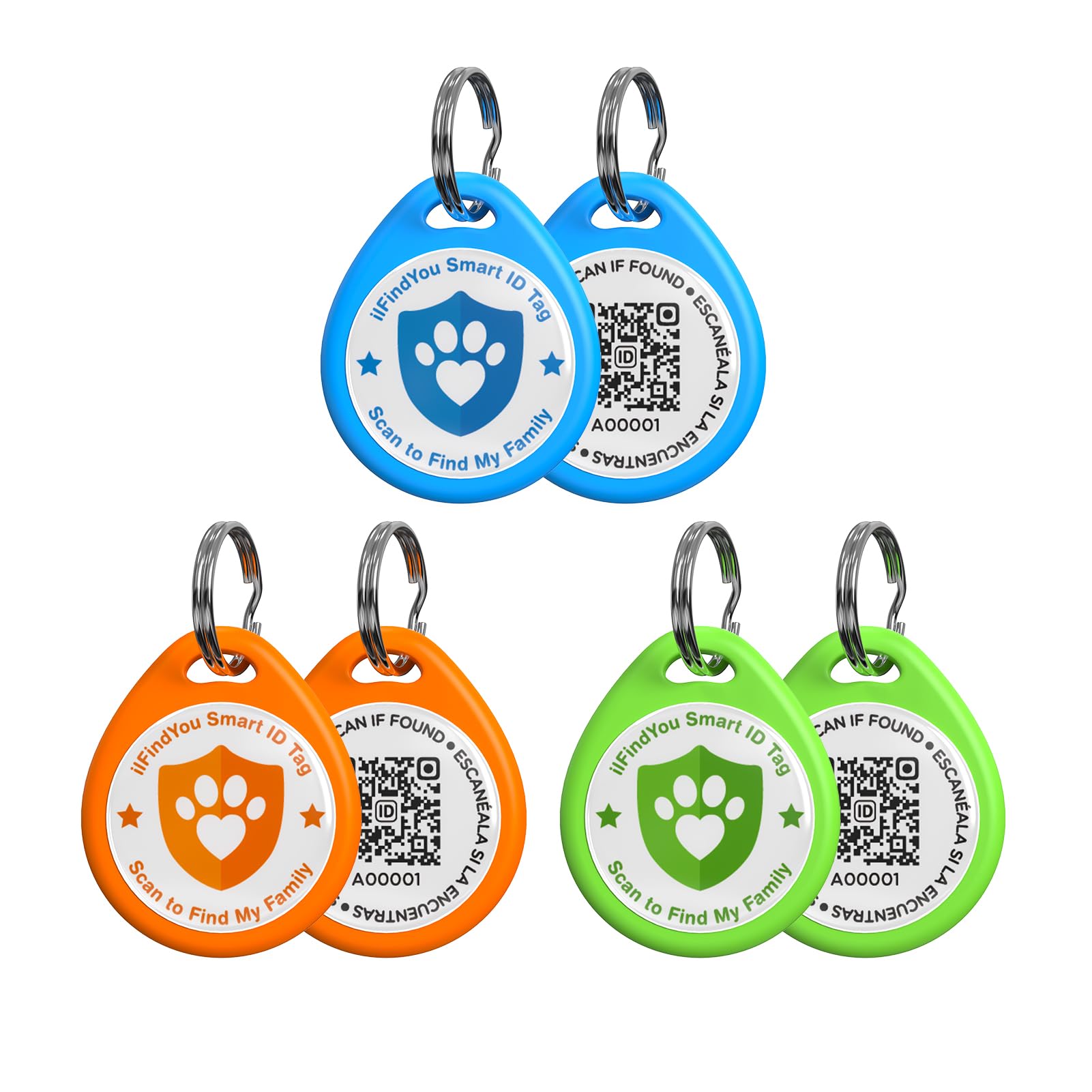 ilFindYou Personalized QR Code Dog Collar ID Tag