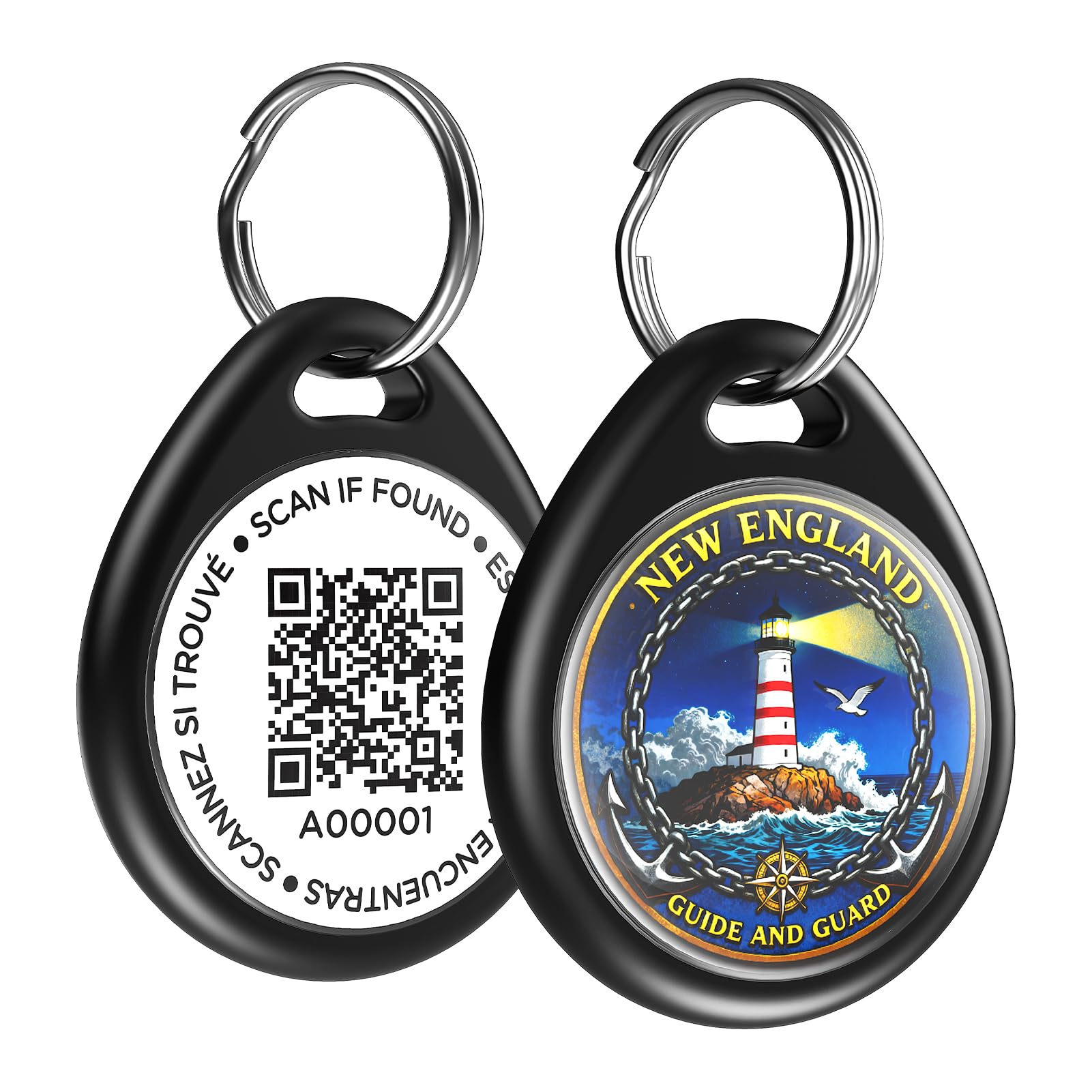 ilFindYou Personalized QR Code Dog Collar ID Tag